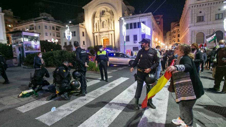 Detenido un hombre en la manifestación de apoyo al pueblo saharaui en Alicante