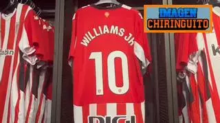 El Athletic ya vende la camiseta de Nico Williams con el 10