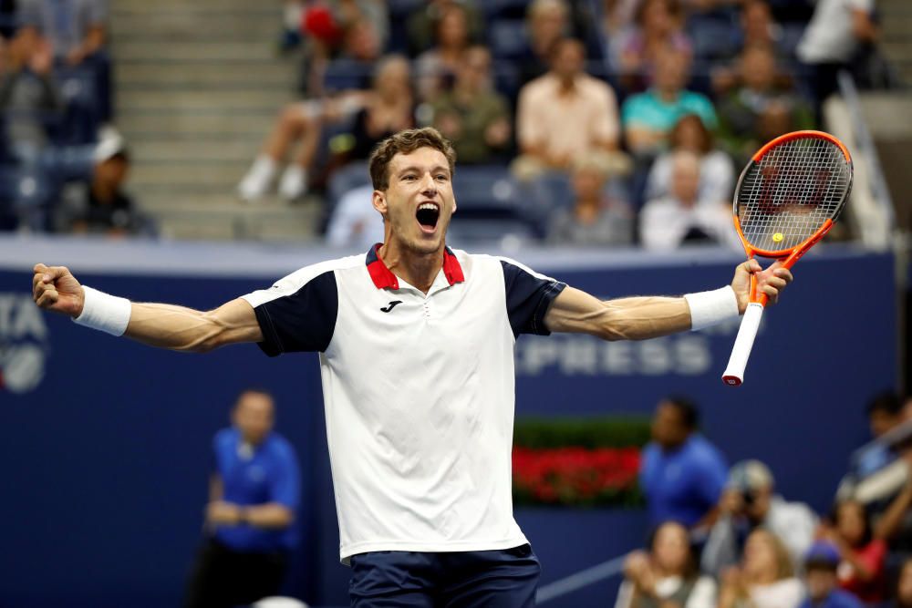 Imágenes del partido entre Carreño y Shapovalov.