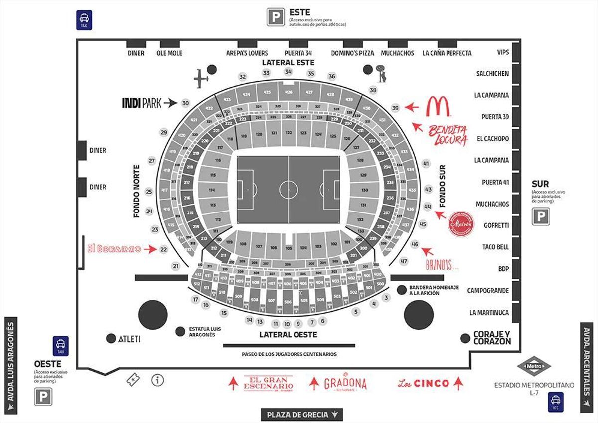 Mapa del evento.