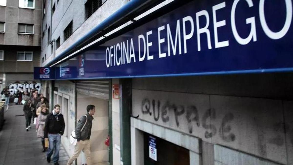 Una oficina de empleo en Galicia