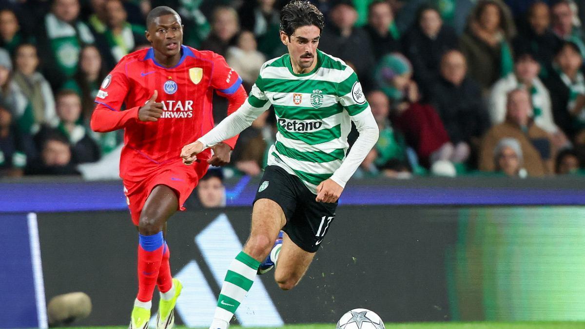 ¡Trincão empata para el Sporting con un remate cruzado impresionante!