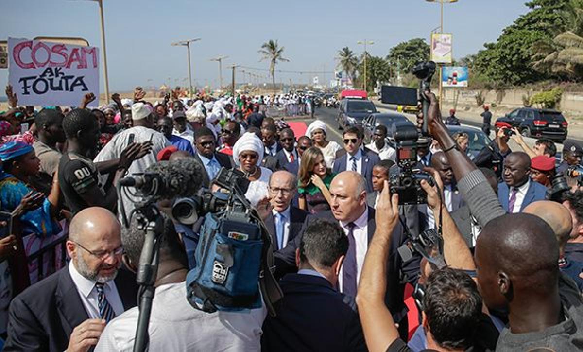 Letizia Ortiz, en Senegal