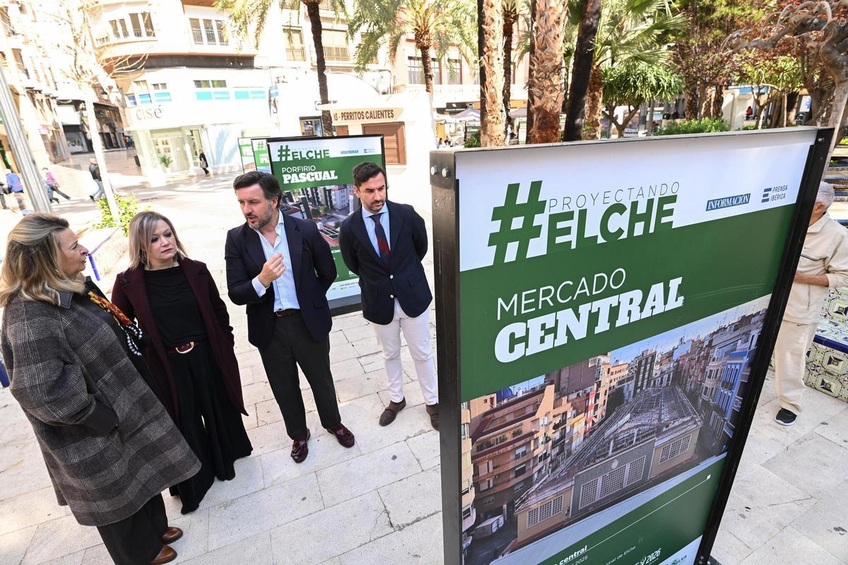INFORMACIÓN inaugura en la Glorieta la exposición "Proyectando Elche"