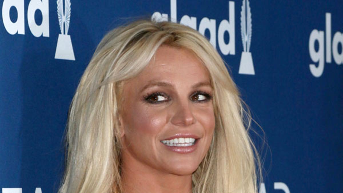 Britney Spears, sonriente en el 'photocall' de los GLAAD Media Awards