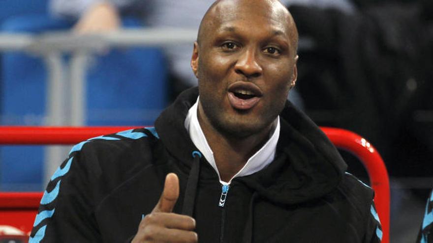 Lamar Odom volvió al Staples Center