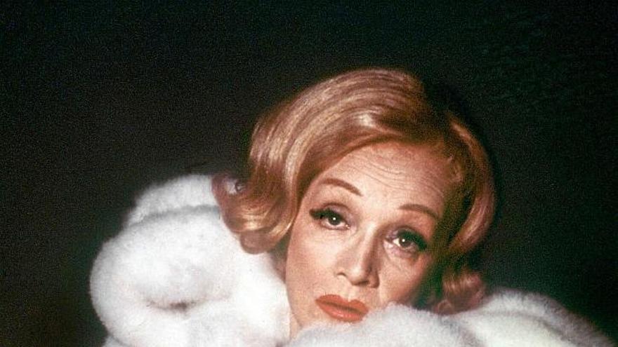 La actriz alemana Marlene Dietrich.