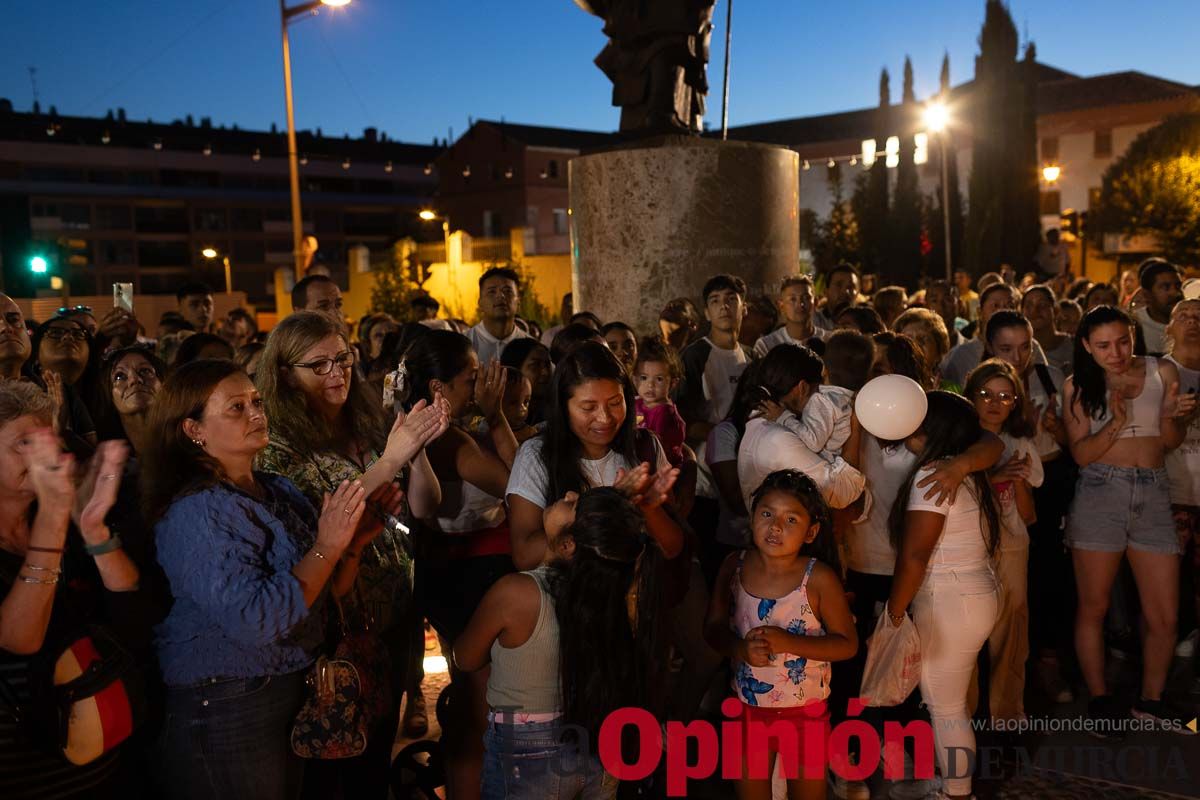 Homenaje a los cuatro fallecidos de Caravaca en el incendio de las discotecas de Murcia