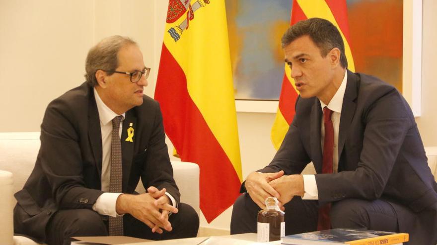 Quim Torra i Pedro Sánchez s&#039;han reunit