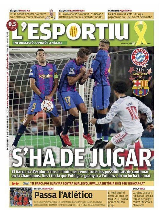 Las portadas de la prensa deportiva de hoy