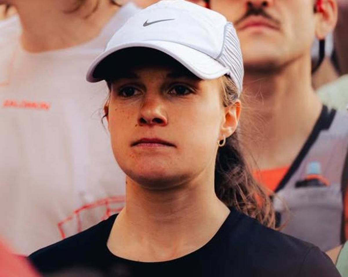 María La Chica, en la línea de salida del Chianti Trail