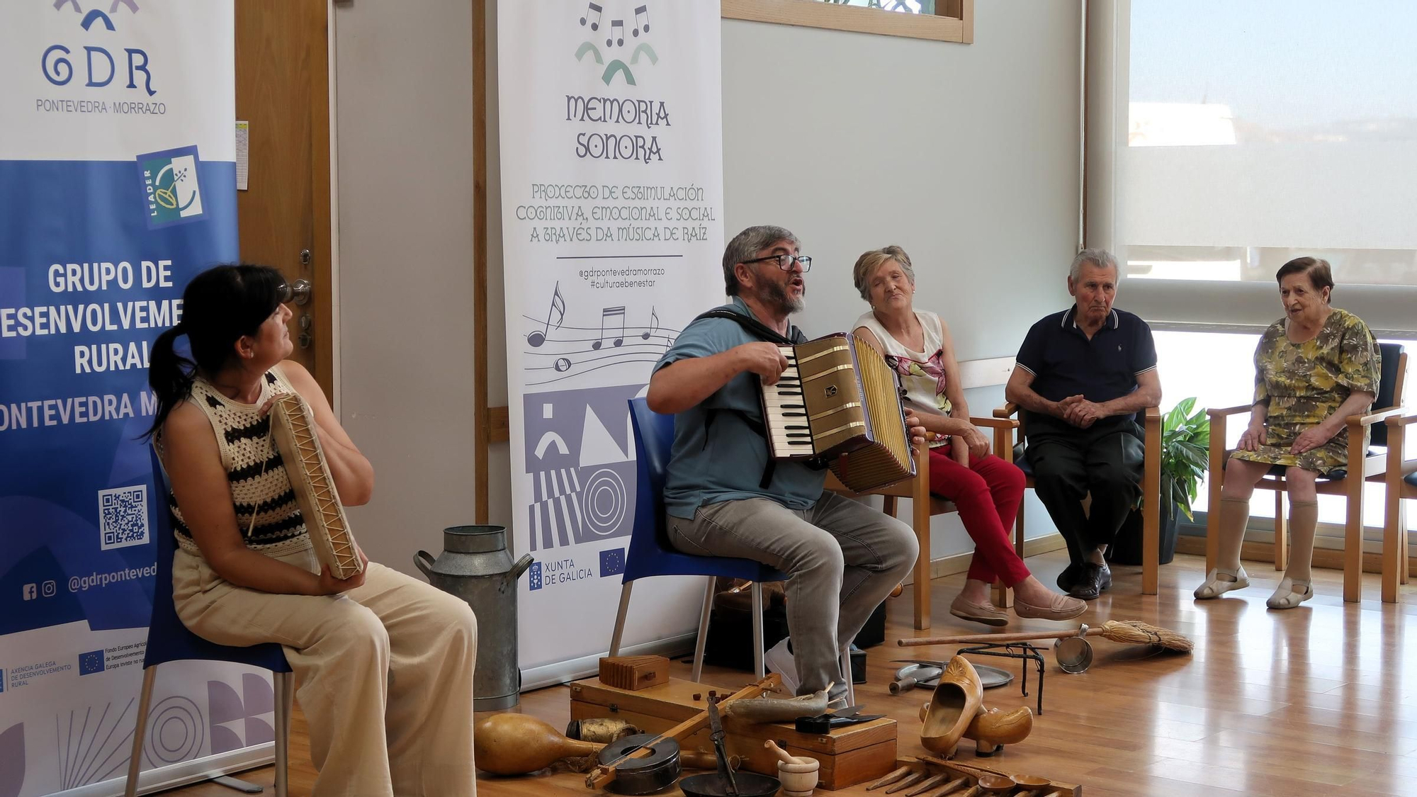 "Memoria sonora", un proxecto terapéutico coa música de raíz