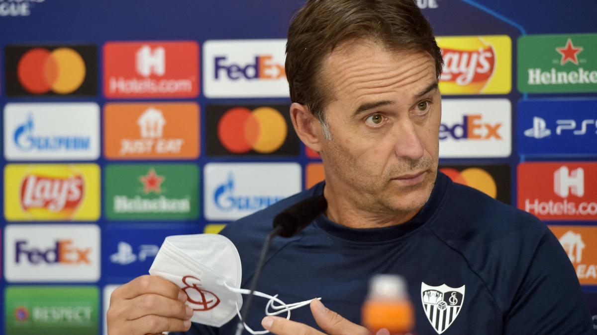 Lopetegui en rueda de prensa