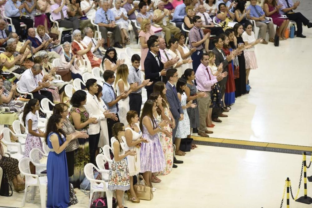 Bautismo multitudinario para abrazar a Jehová en Murcia