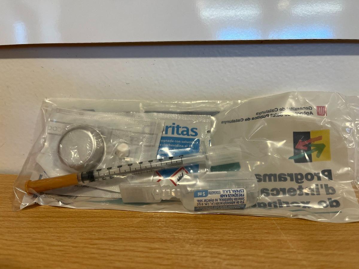 Material que es reparteix en el programa.