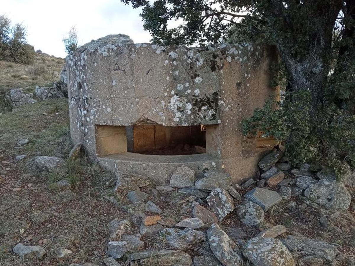 Gascones tiene varias rutas que recorren los búnkers y trincheras de la Guerra Civil del municipio