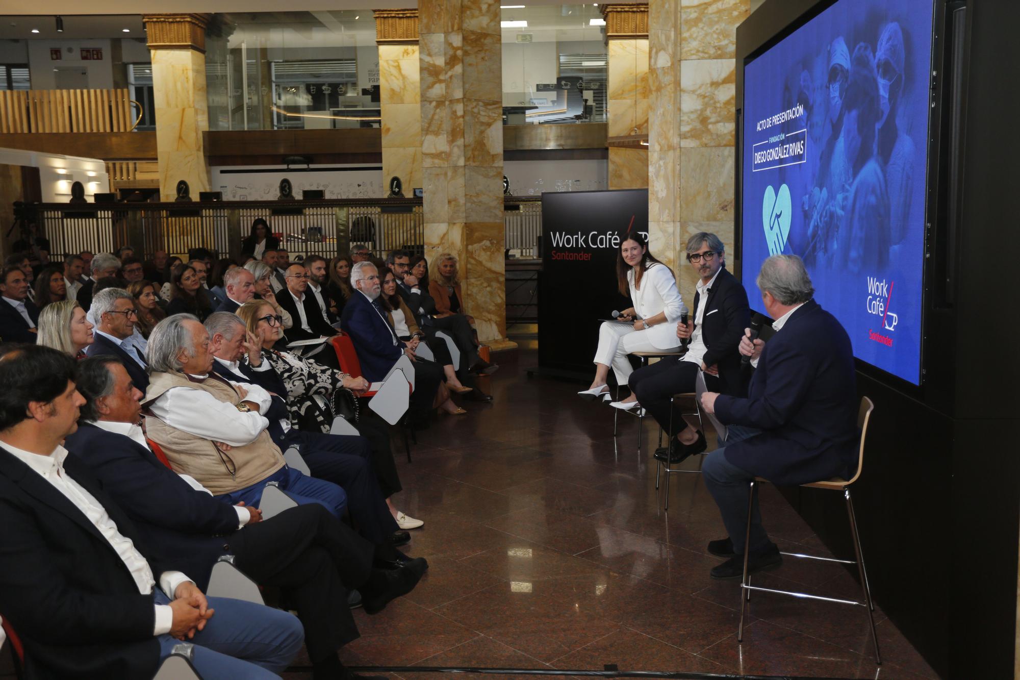 Diego González Rivas presenta en A Coruña su fundación