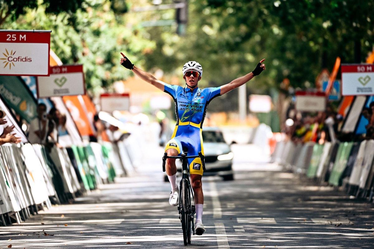 Benjamín Noval, campeón de España junior de ruta