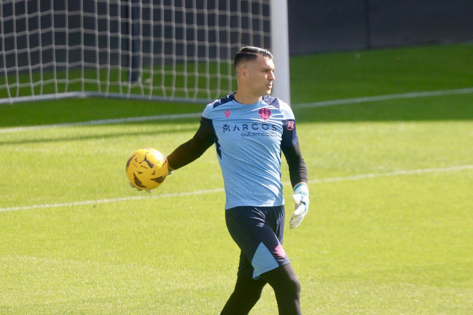 Última sesión de entrenamiento para el Levante antes de enfrentarse al Amorebieta