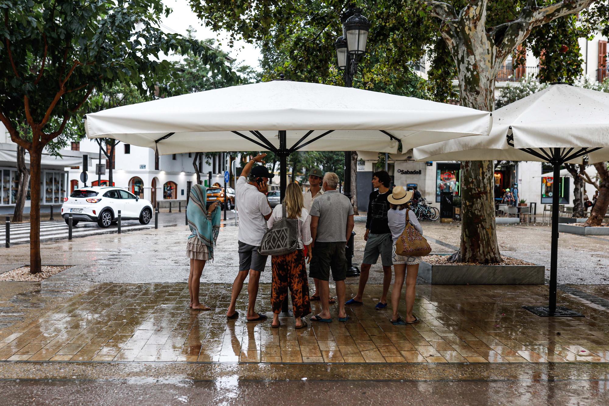 Lluvias en Ibiza y Formentera