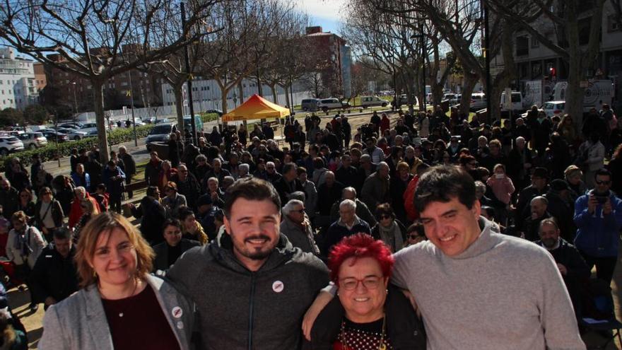 La Rambla Nova s&#039;ha omplert en l&#039;acte d&#039;Esquerra.