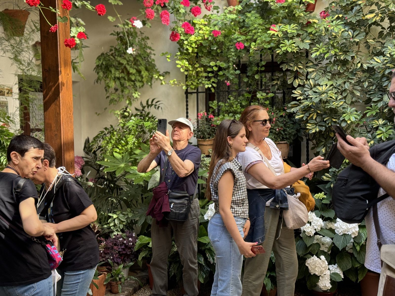 Ambiente en el último sábado de Patios