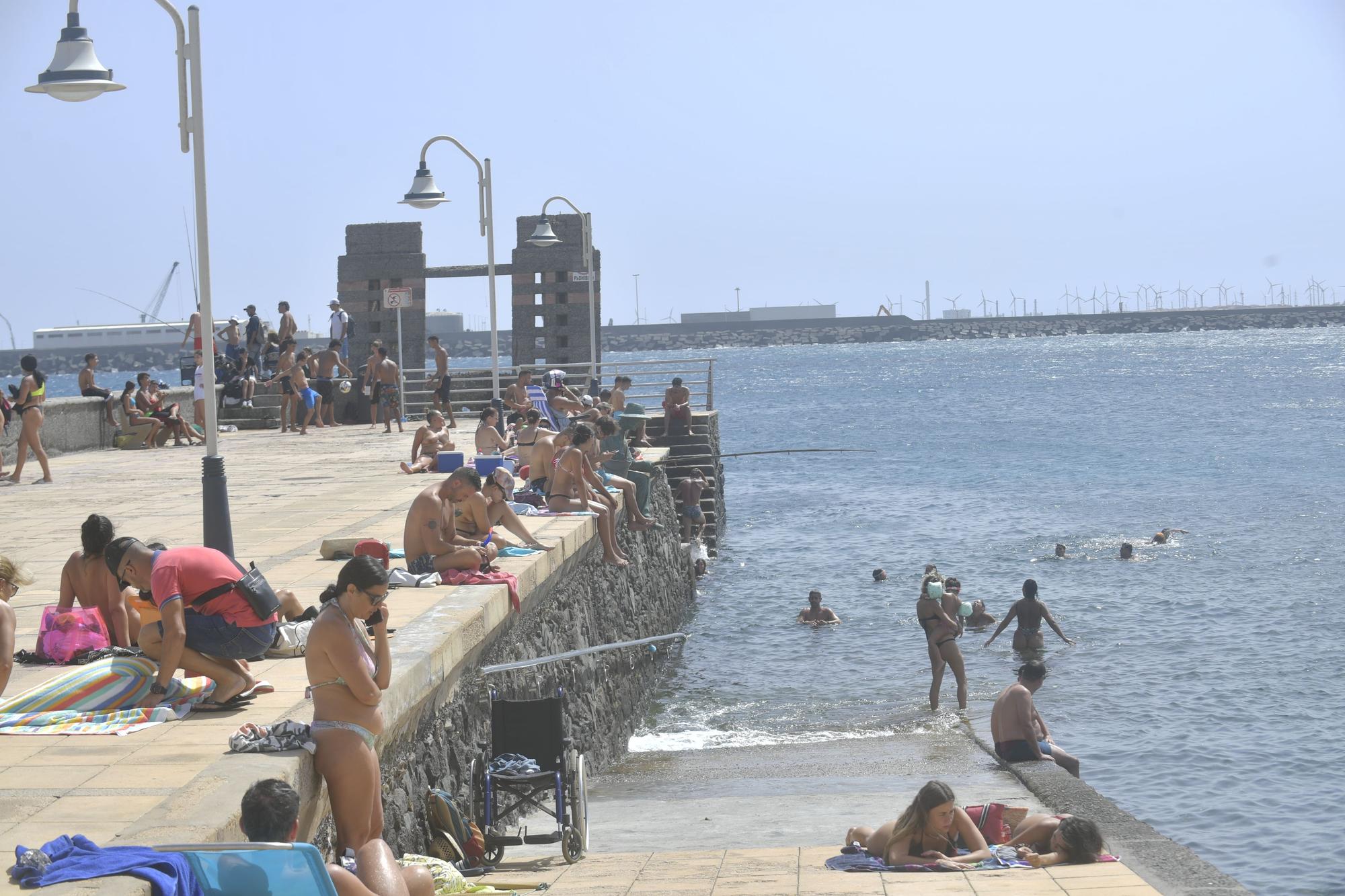 El tiempo en la costa sureste de Gran Canaria (22/08/2023)