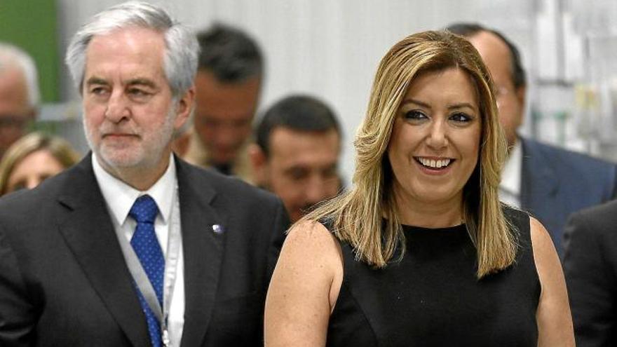 La presidenta andalusa, Susana Díaz, s&#039;obre a la possibilitat de liderar el PSOE