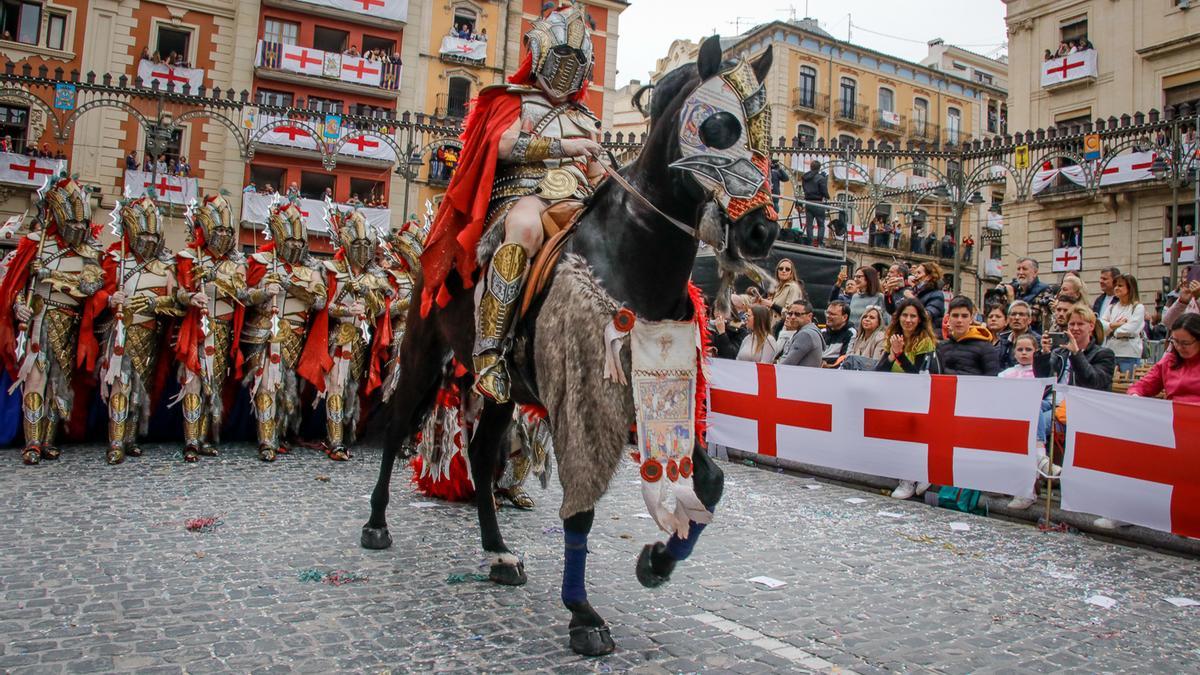 Un momento de la Entrada Cristiana de Alcoy de 2022.