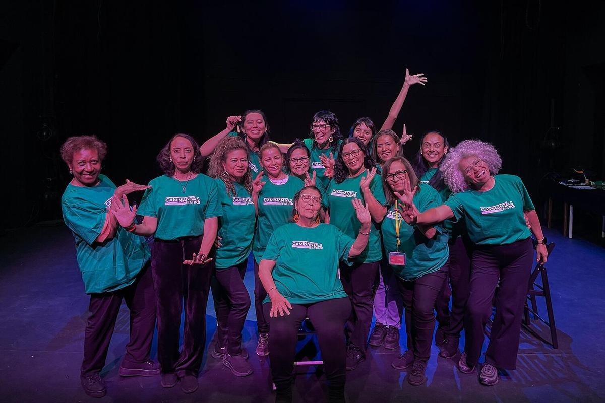 Las Caminantas, en escena.