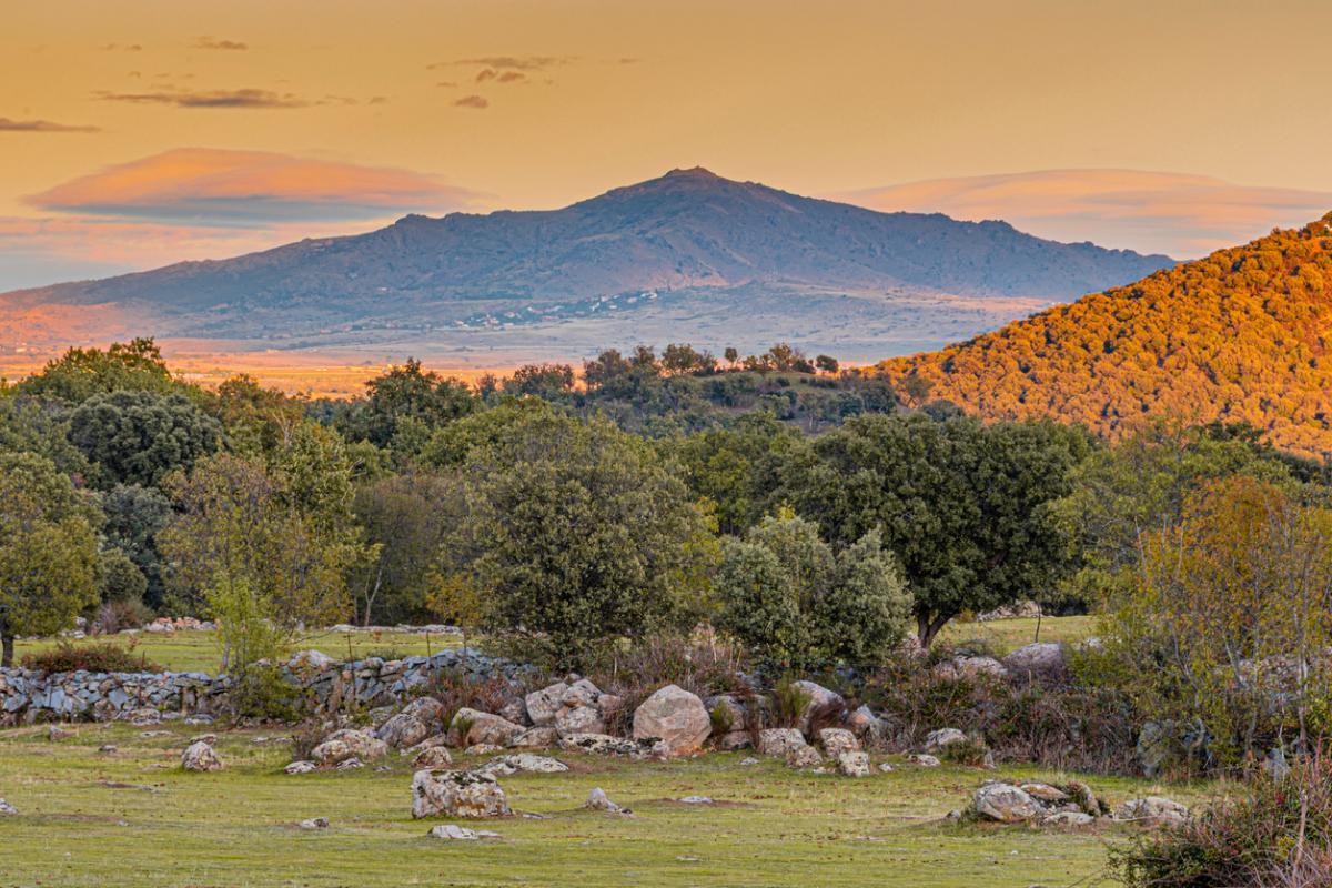Atardecer en la Sierra de Guadarrama