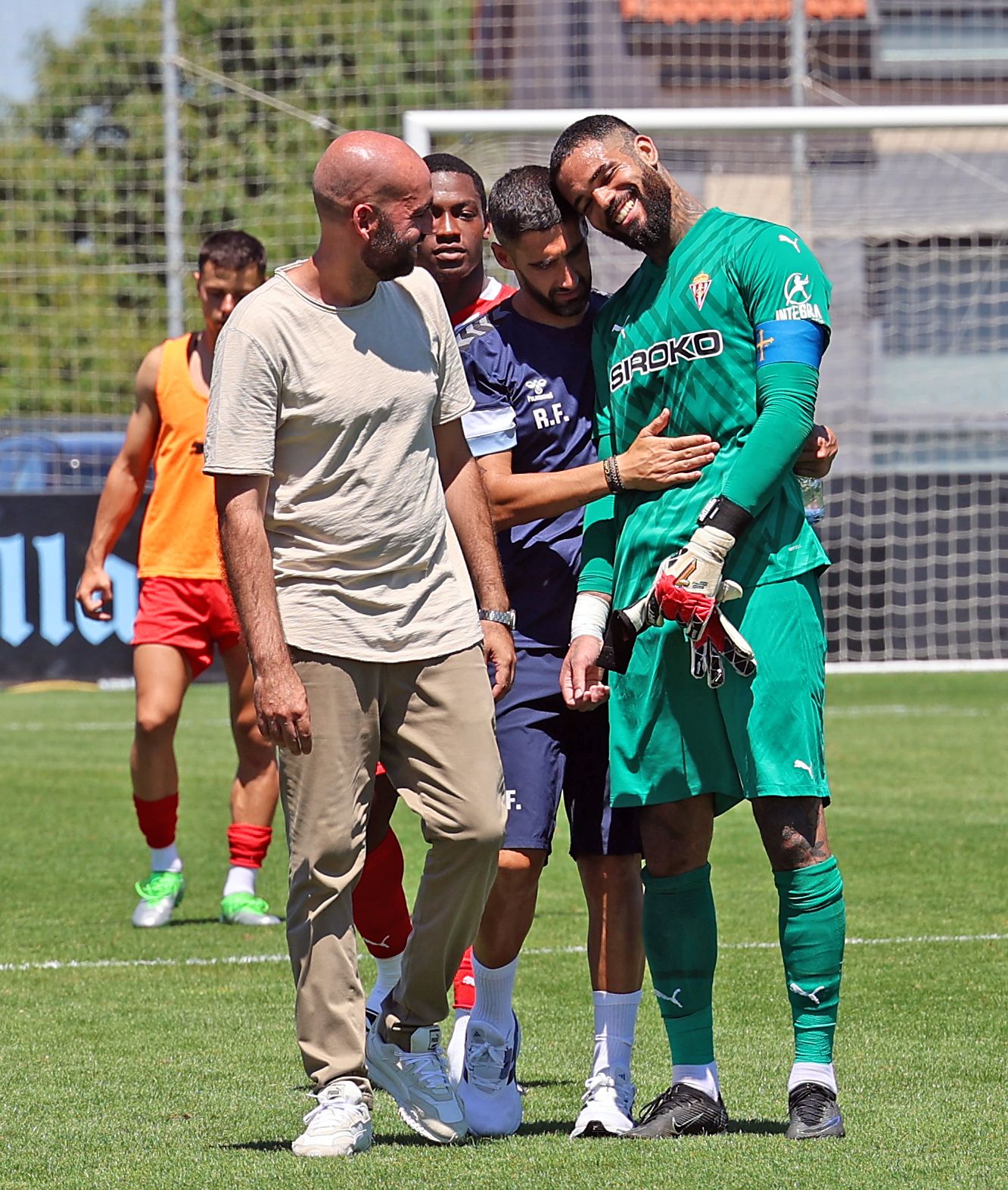 Las imágenes del amistoso Celta 2 - 1 Sporting de Gijón, en Afouteza
