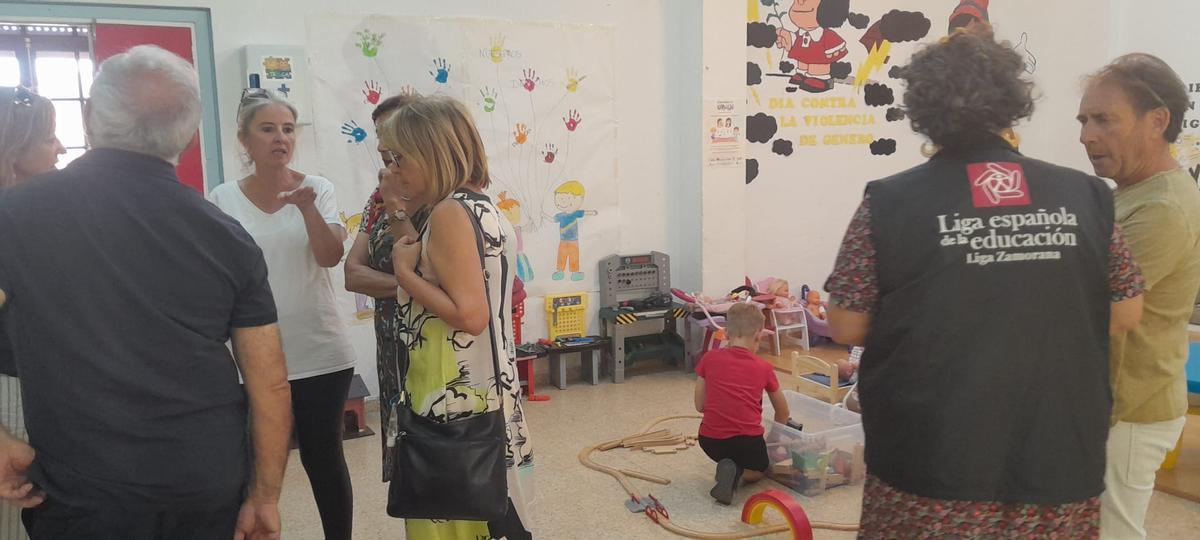 GALERÍA | La nueva Directiva de la Liga Zamorana de Educación visita el CECOAF de Toro