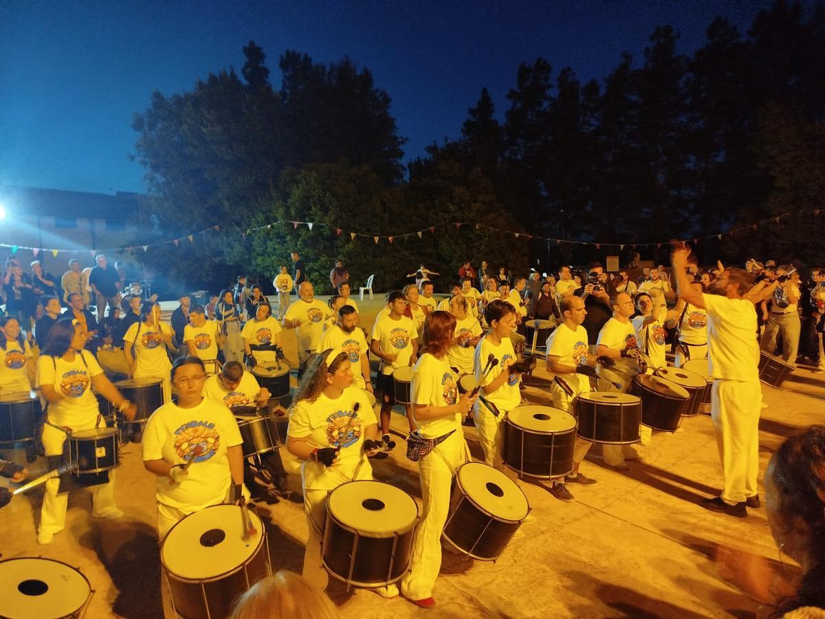 El sonido de los timbales marcó la jornada.