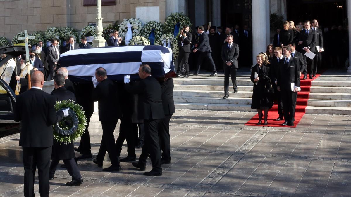 King Constantine II funeral service to be held at Metropolis cathedral of Athens