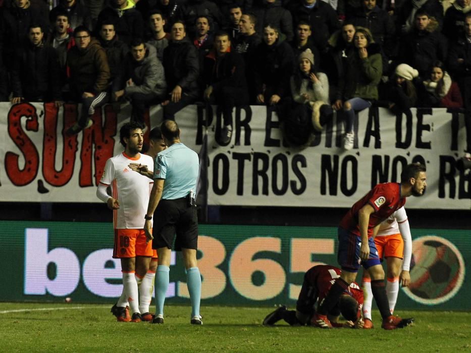 Las imágenes del Osasuna - Valencia