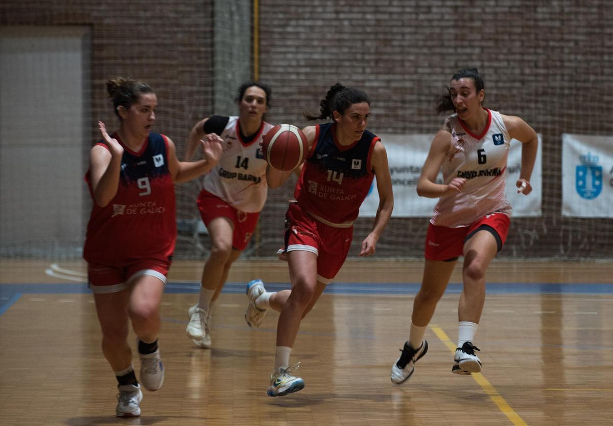 Jugadoras del Maristas durante un partido.