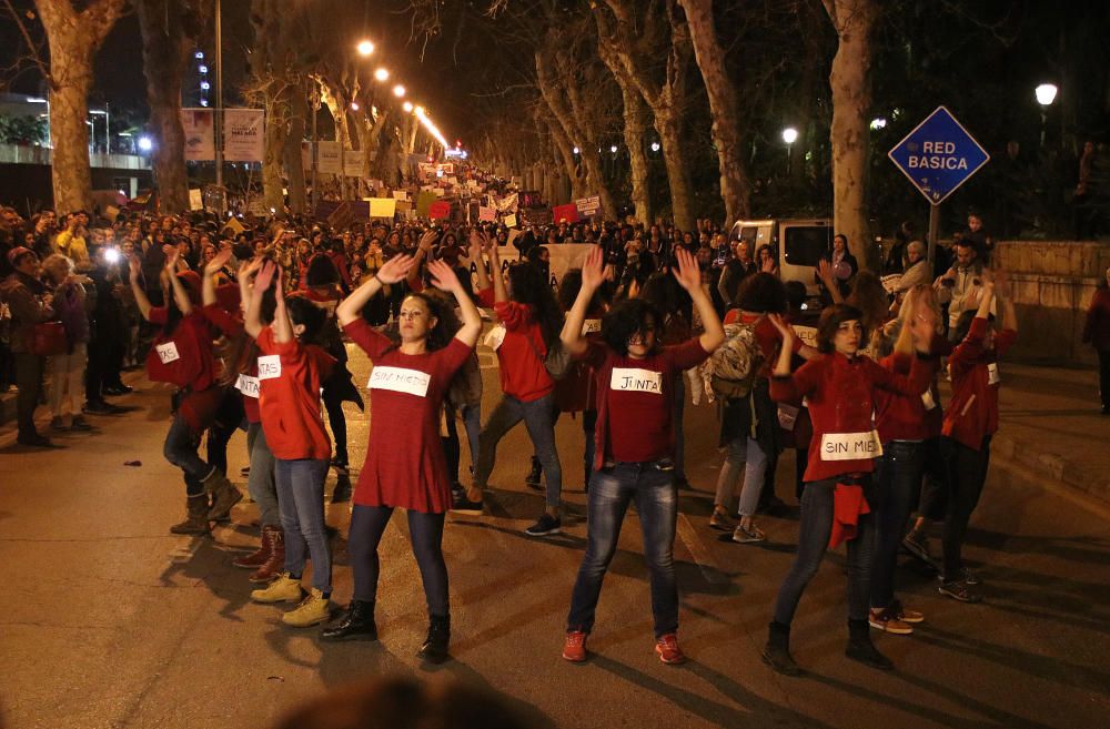 Manifestaciones por el 8M en Málaga