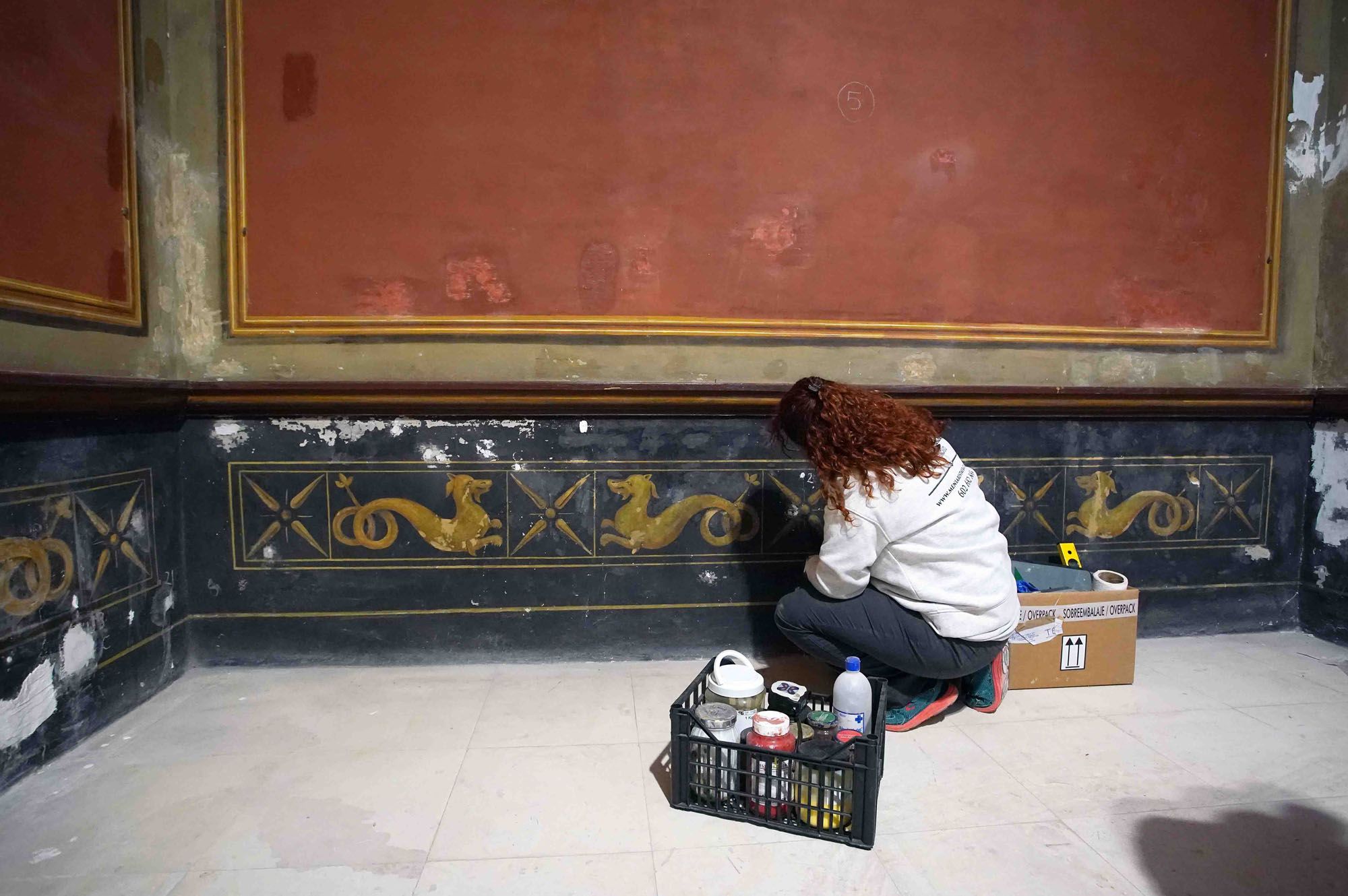 Restauración del Museo Loringiano, en el Jardín de la Concepción.