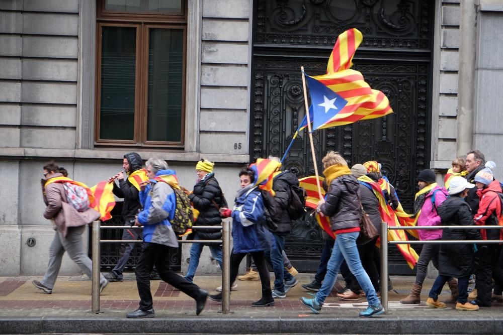 La manifestació de Brussel·les vista des de dins