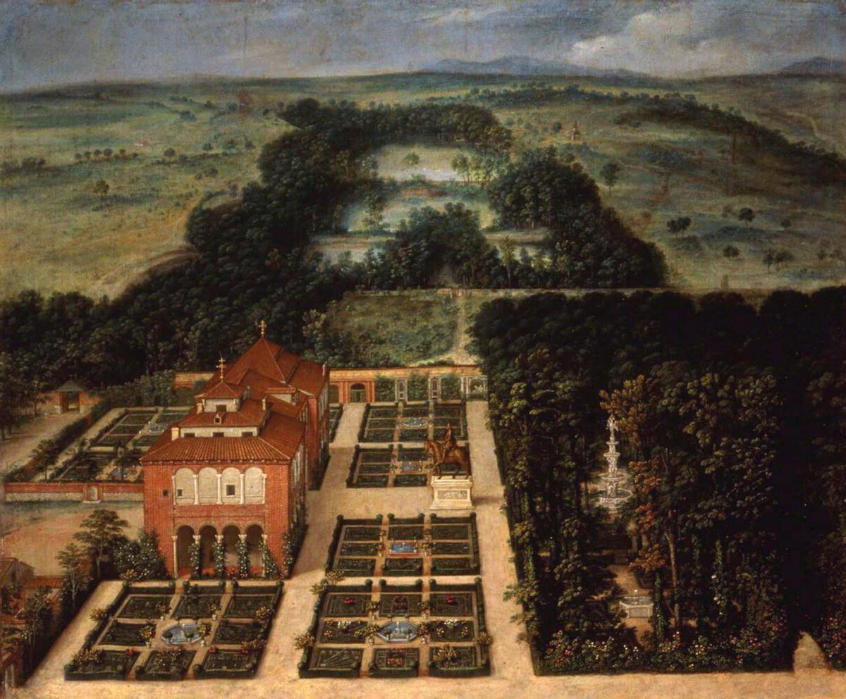 Imagen del paisaje de la Casa de Campo de Felipe II.