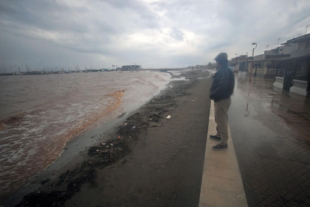 Las consecuencias de las lluvias en el Mar Menor