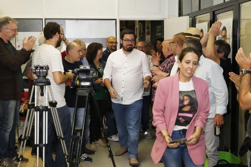 Xabie Pérez y el BNG valoran los resultados de las elecciones municipales en Vigo.