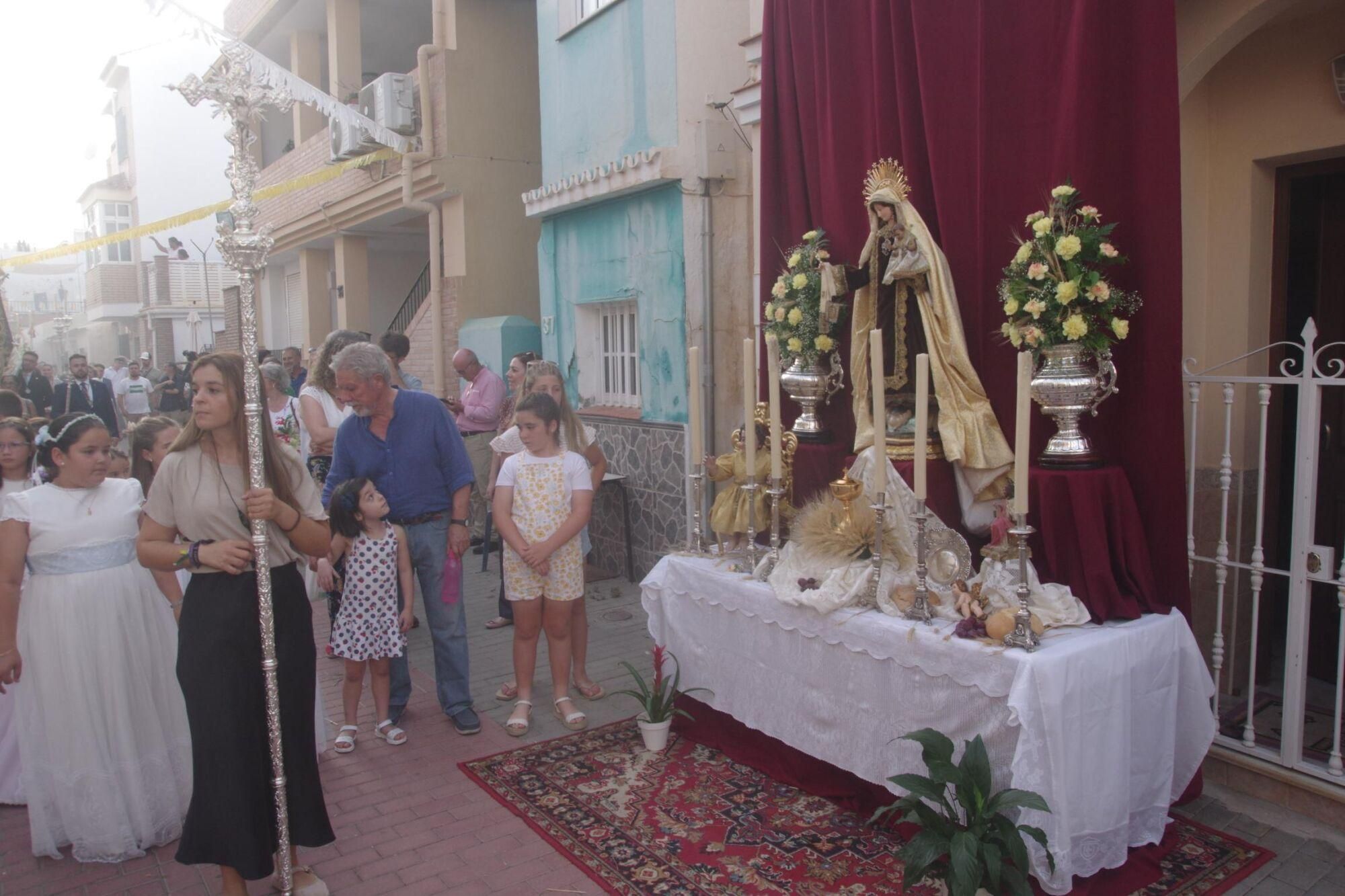 Imágenes de la procesión del Corpus, en Pedregalejo