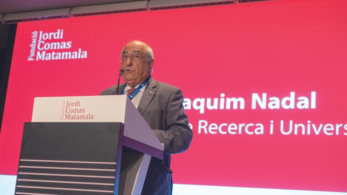 El conseller de Recerca i Universitats, Joaquim Nadal.