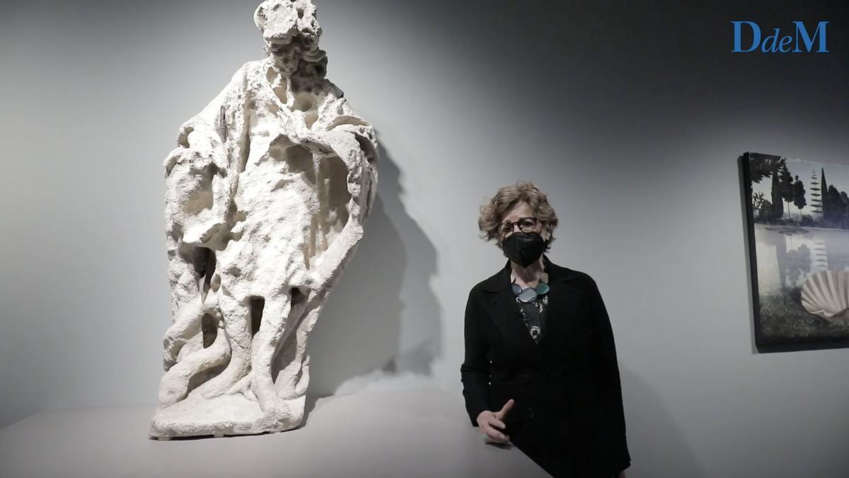 María Bolaños, comisaria de la exposición y directora del Museo Nacional de Escultura