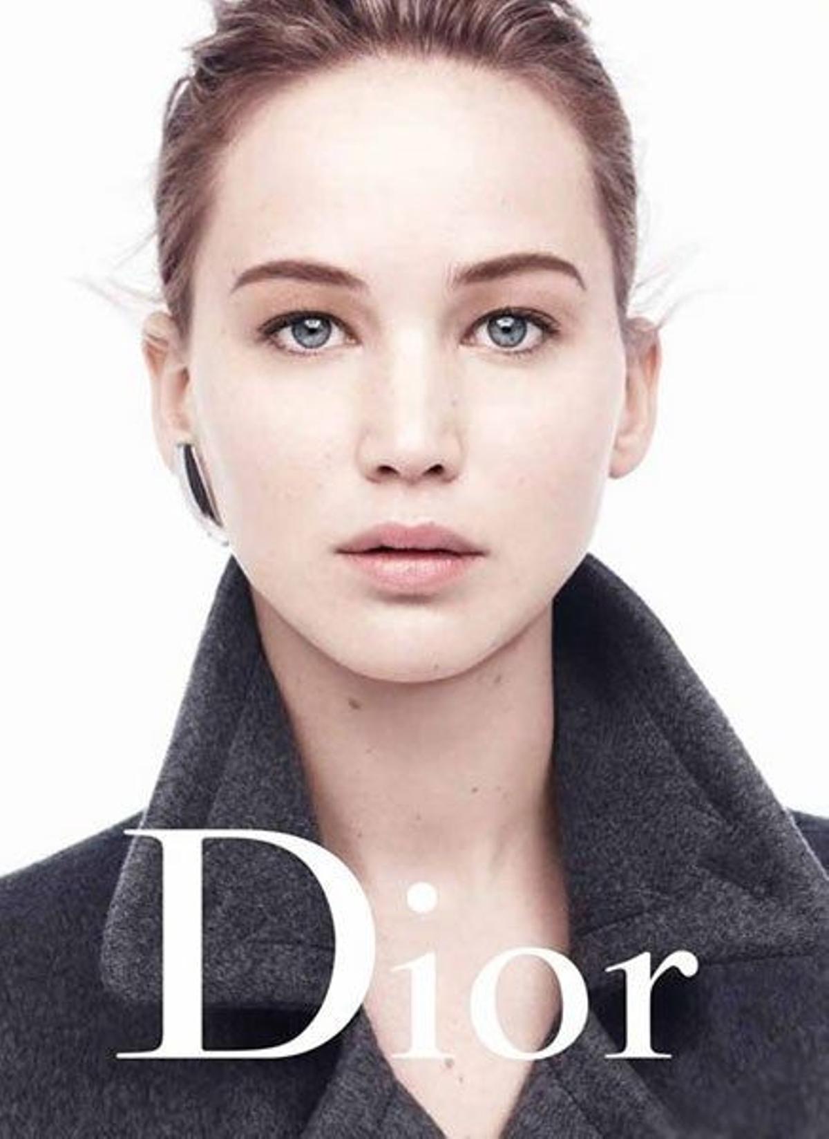 Jennifer Lawrence en Miss Dior
