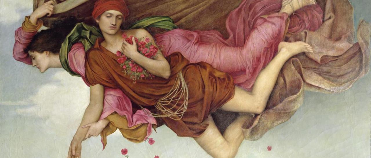 ’Noche y sueño’ de Evelyn de Morgan (1878).