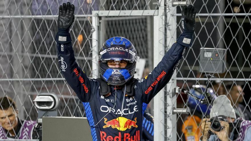 Max Verstappen, piloto de Red Bull, celebra su cuarto Mundial de F1.