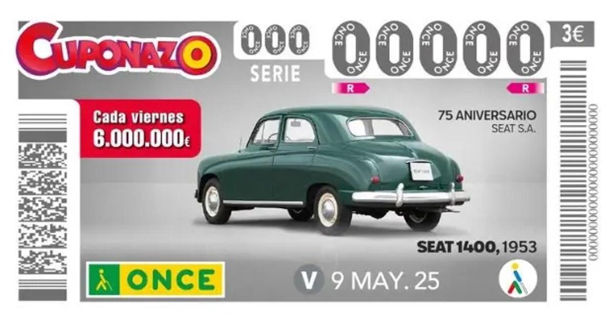 Cuponazo con el Seat 1400 de 1953
